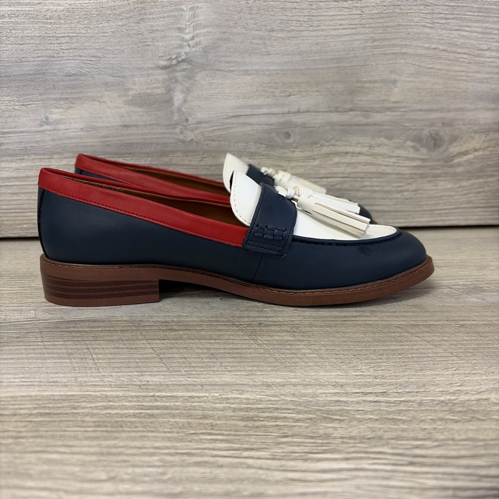 Franco Sarto Carolyn Low Profile Tassel Loafers 7 (c3) - Picture 3 of 8